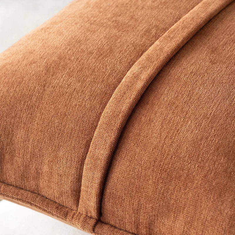 Retro Soft Chenille Throw Pillow Covers with Elegant Design for Sofa Bed Living Room Home Decor