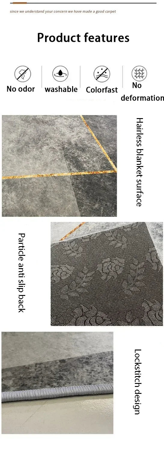 Modern Luxury Hall Runner Decoration Bedroom Washable Hall Carpet Chinese Style Doorway Rug Doorway Lobby Non-slip Mat Stairs