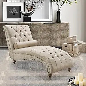 Rosevera Celino Loveseat - Sofa for Living Room, Couch in a Box, Love Seat Furniture, Linen, Beige
