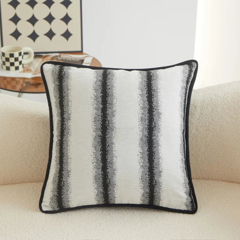 Modern Simple Creative Chenille Bed Backrest Cushion Soft Package, Light Luxury and High-end Sofa Throw Pillow Home Accessories