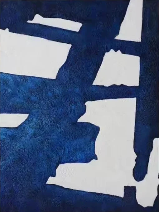 Nordic Abstract Blue Poster and Prints Canvas Painting Wall Art Picture for Living Room Home Decor Cuadros