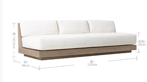 Modern Teak Wood Furniture With Cushions Sofa Set Living Room Patio Hotel Outdoor Sectional Garden Sofa natural wood furniture