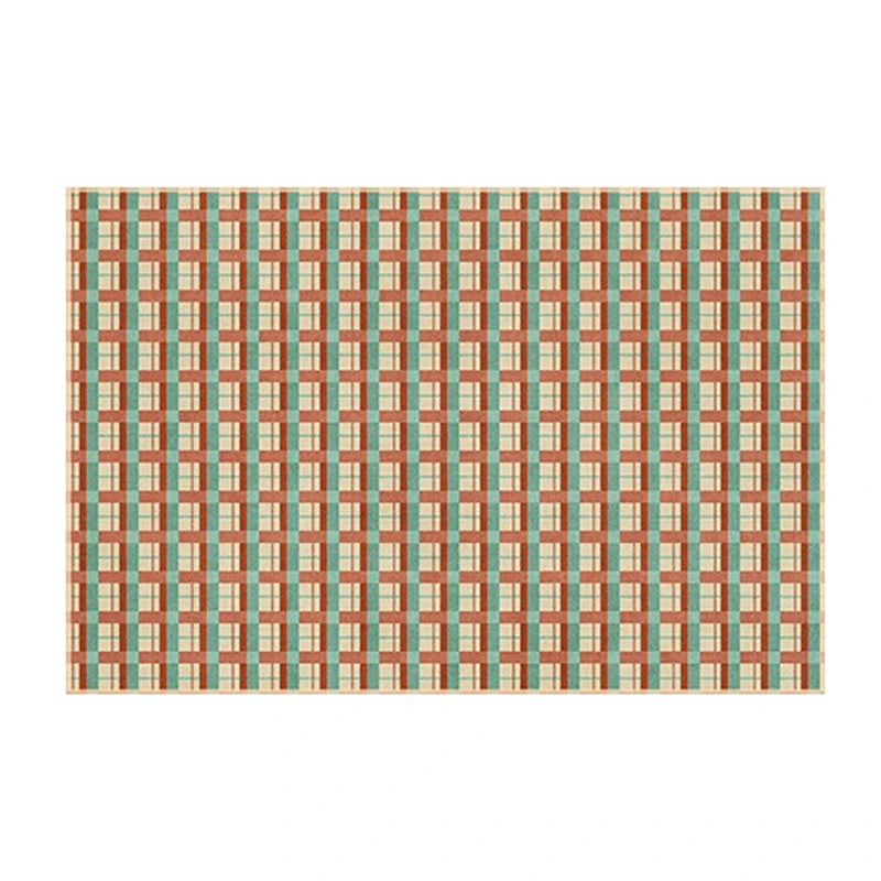 Mid-Century Geometric Rug - Retro Pattern Collection