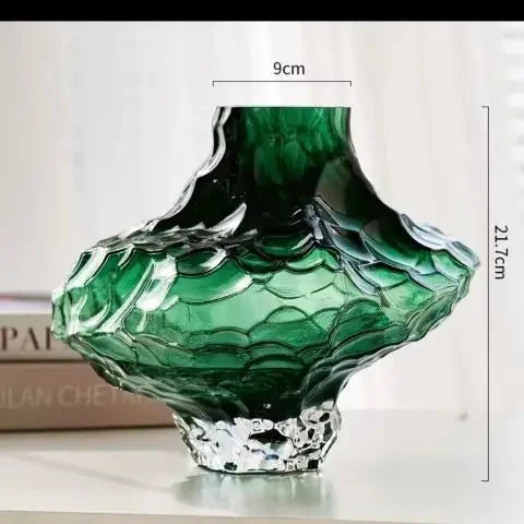 Glass Vase | Transparent Flower Arrangement | Terrarium