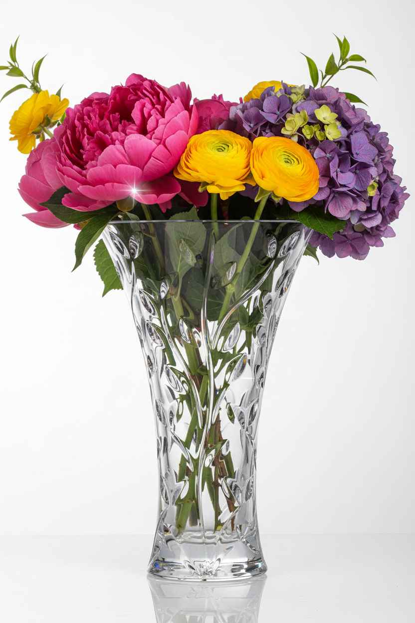 Crystal Laurel Vase Lifestyle Image 3