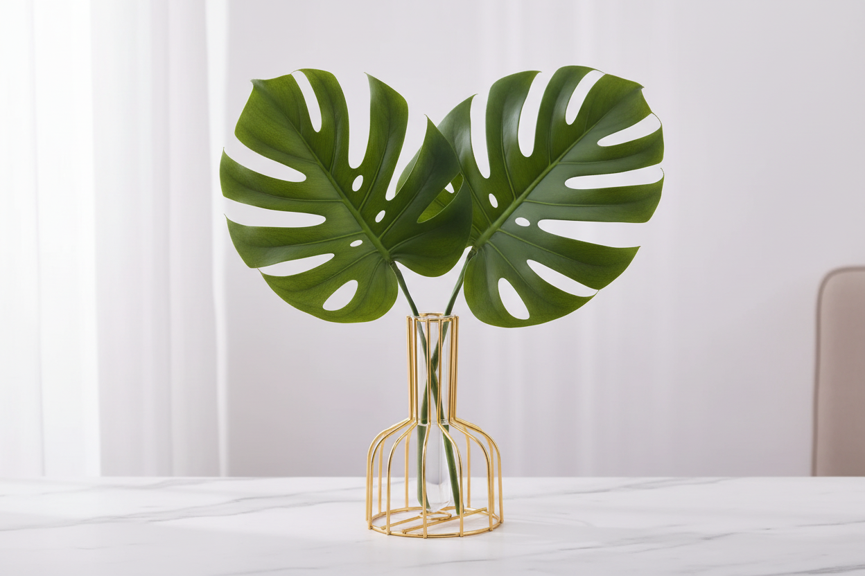 Gold vase hero on marble