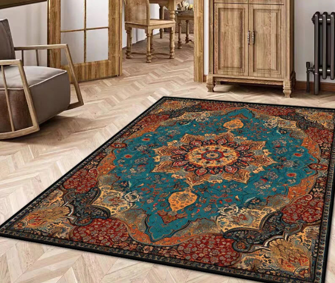 Persian Luxury Rug - Traditional Medallion Area Carpet