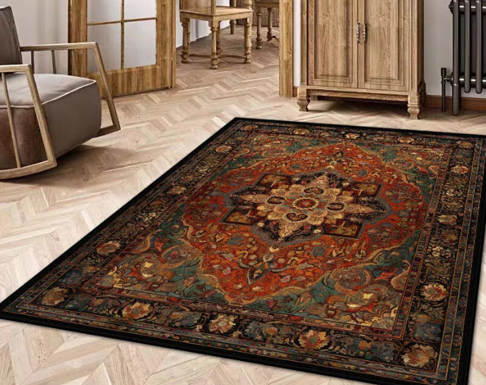 Persian Luxury Rug - Traditional Medallion Area Carpet