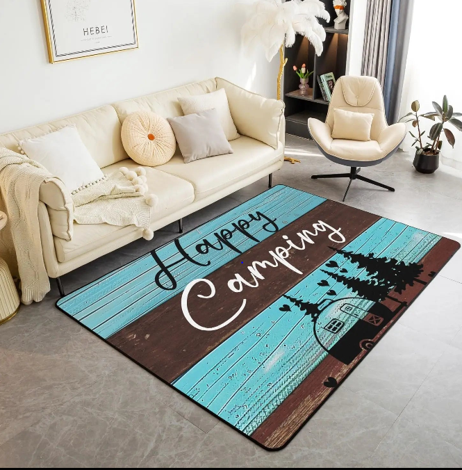 Modern Abstract Brushstroke Rug - Contemporary Art Carpet